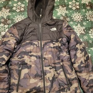 Northface, reversible camouflage jacket